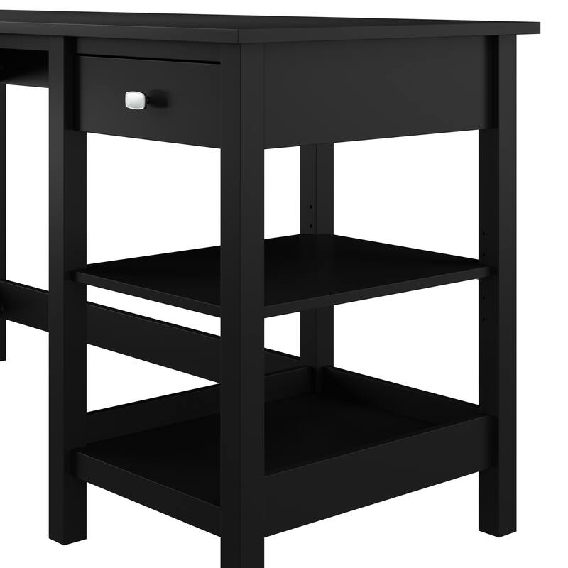 Broadview 60W L Shaped Computer Desk with Storage by Bush Furniture