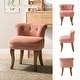 preview thumbnail 51 of 51, Xacobo Modern Velvet Tufted Vanity Stool with Wood Base by HULALA HOME