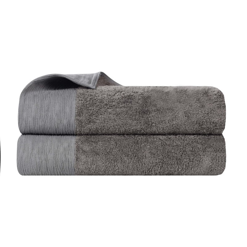 Superior Sierra Rayon From Bamboo Cotton Blend Bath Sheet Set of 2