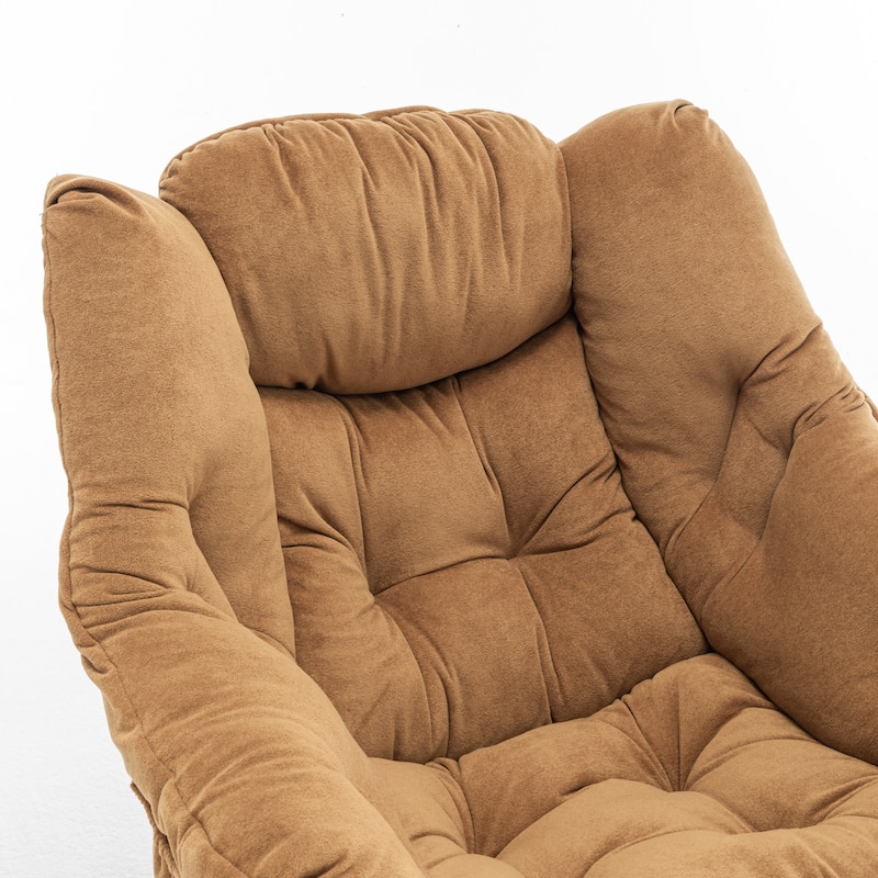 Accent Recliner Chair with Ottoman - Comfortable Upholstered Lounge Chair with Footrest, Ideal for Living Room,and Office