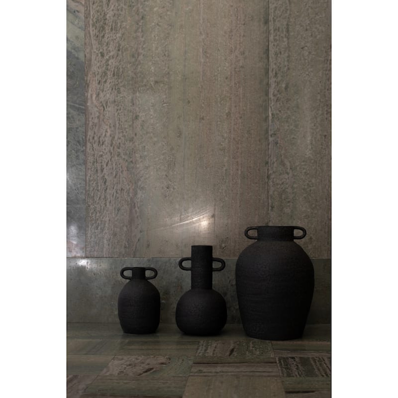 Lg. LONG Black Vase - Black