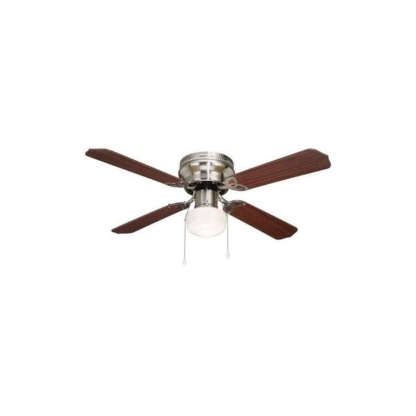 Shop Canarm Cf42nep4 Neptune Single Light 4 Blade Hugger Ceiling Fan Overstock 17248332 Oil Rubbed Bronze