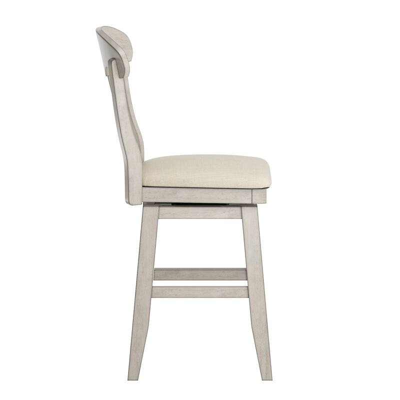Eleanor Napoleon Back Wood Swivel Chair by iNSPIRE Q Classic