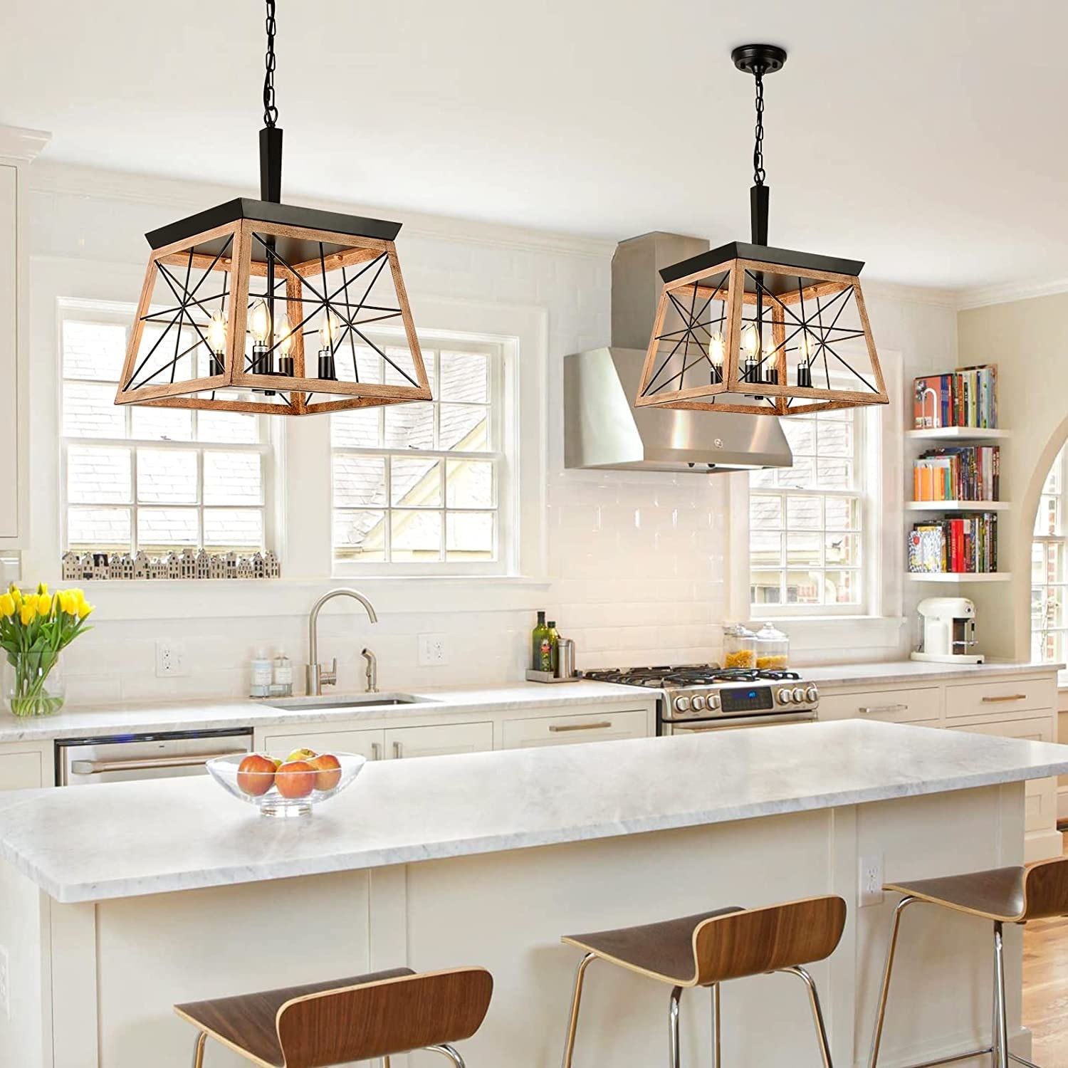 Vintage kitchen island lighting on sale