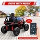 preview thumbnail 13 of 16, Ride On Car for Kids, 12V Toy Electric Truck UTV with Large Wide Seat and Remote Control