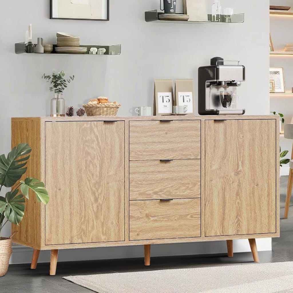 Modern Storage Cabinet with 3 Drawers