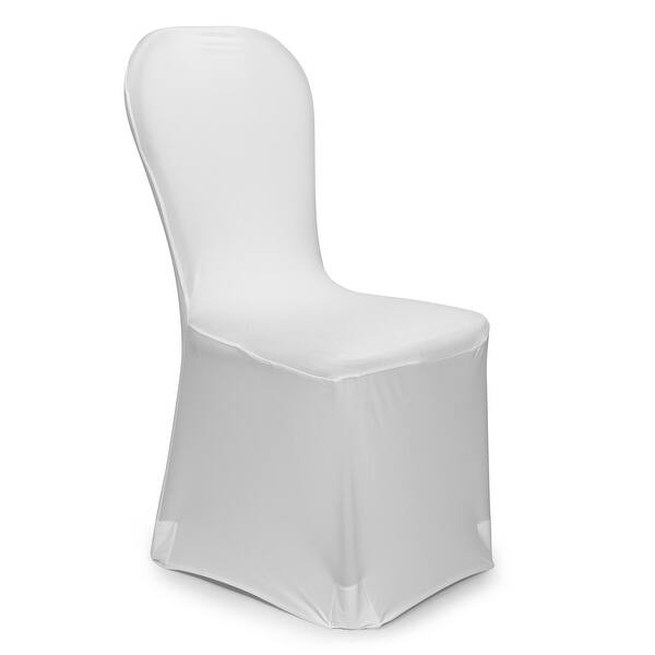 10 Count Spandex Banquet Chair Covers White By Lann S Linens On Sale Overstock 32017723