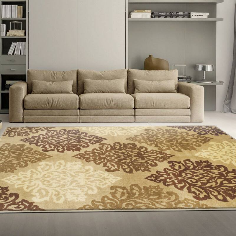 Danvers Traditional Damask Indoor Area Rug by Superior