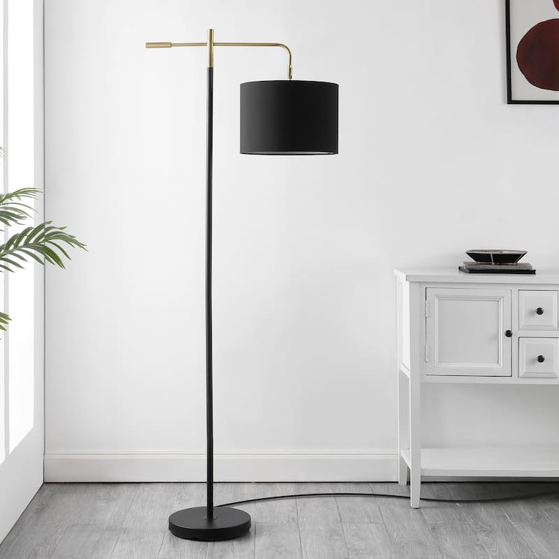 SAFAVIEH Home Lighting Collection Thera 65" Traditional Floor Lamp - 13" W x 26" D x 66" H