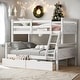 preview thumbnail 2 of 21, Twin Over Full Bunk Bed with Ladder & Storage Drawers