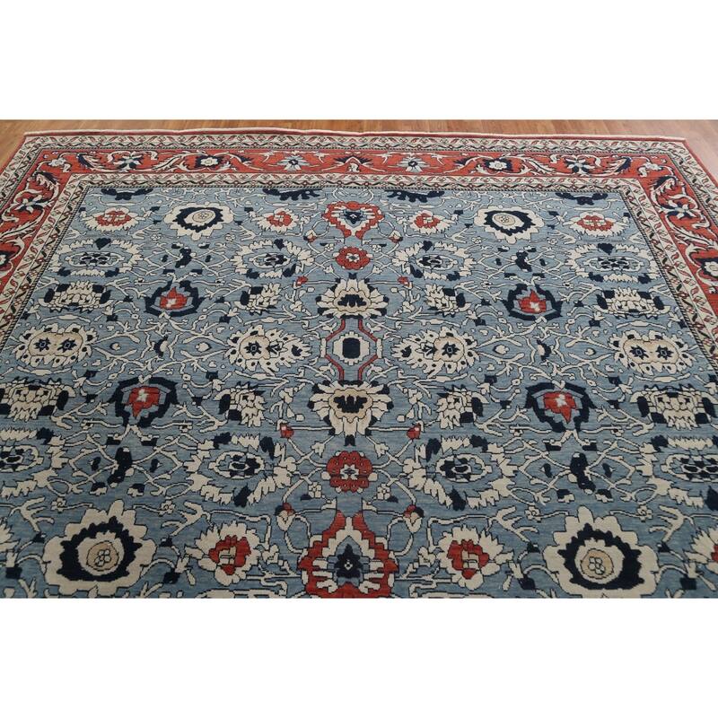 Floral Ziegler Sultanabad Turkish Oriental Area Rug Wool Hand-knotted - 9'9" x 13'0"