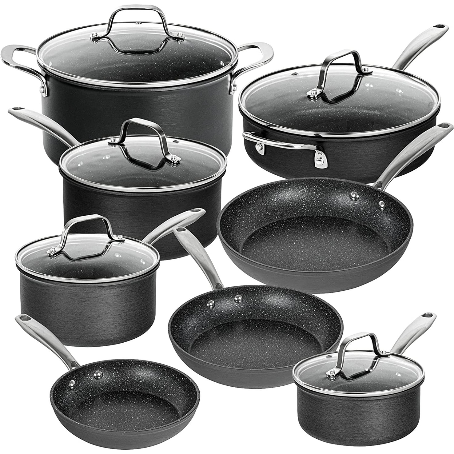 Circulon Premier Professional 13-piece Hard Anodized Cookware Set (Black)