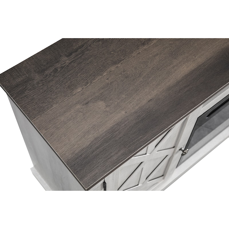 54 in. TV Stand Console for TVs up to 60 in. with Electric Fireplace - 54" in Width
