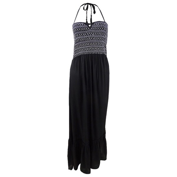 black maxi cover up