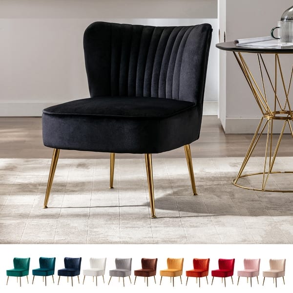 slide 1 of 87, Haven Contemporary Velvet Upholstered Accent Chair