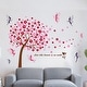 preview thumbnail 2 of 5, Walplus Pink Cherry Tree Fairies Children Wall Sticker Nursery Decor