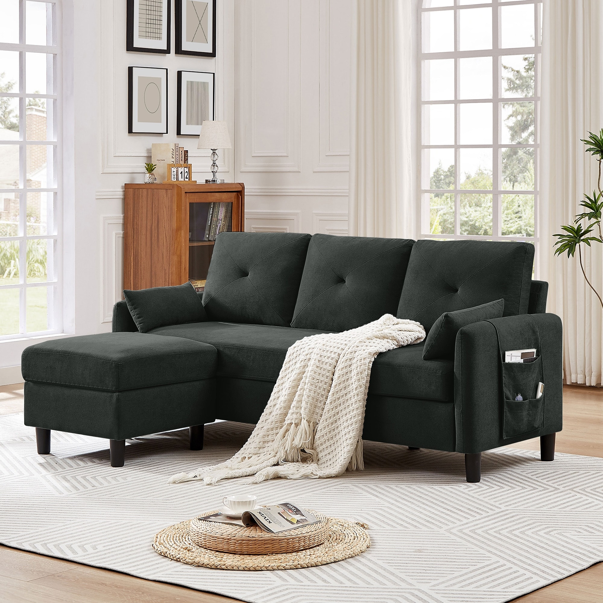 Modern sectional sleeper store sofa