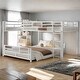 preview thumbnail 2 of 26, Modern L-shaped Metal Twin & Full Size Bunk Beds