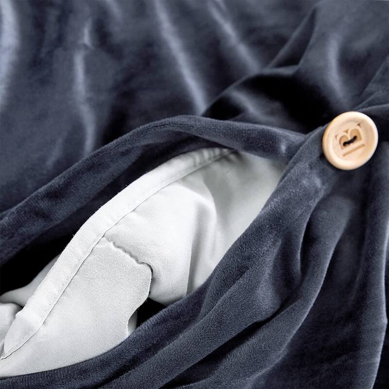 Chommie Weighted Coma Inducer® Comforter - Cuz I'm Cozy - Blackened Navy Ink