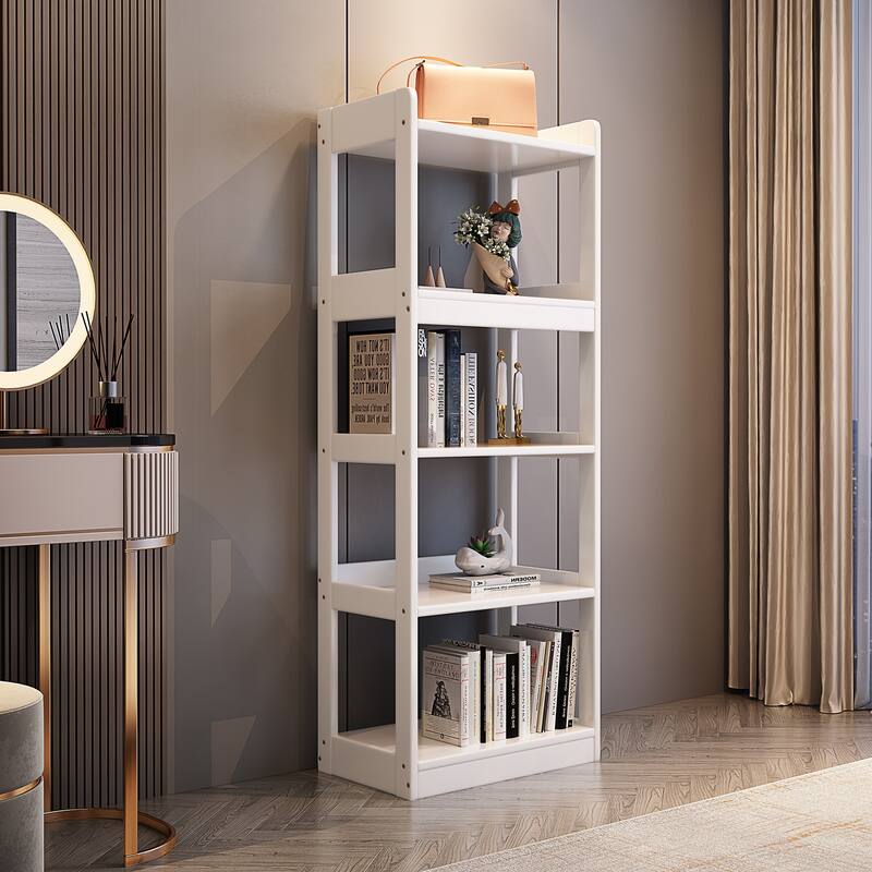 Bookshelf Cube Simple Shelf Display Rack Multifunctional Storage Display Rack Suitable - 25.2(L) x 11.8(W) x 63.1(H)