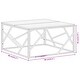preview thumbnail 4 of 3, vidaXL Coffee Table Accent End Table Living Room Furniture Stainless Steel - 31.5" x 31.5" x 15.7"