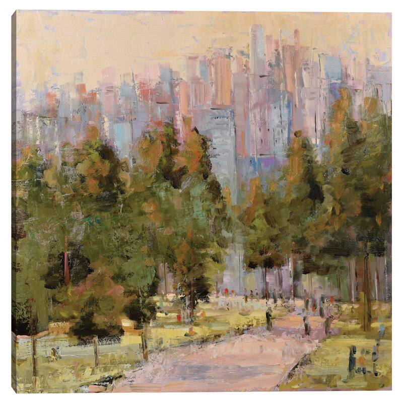 City Walk by Jennifer Stottle Taylor Canvas Art Print