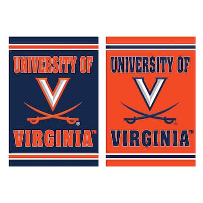 Embossed Suede Flag, Garden Size, University of Virginia