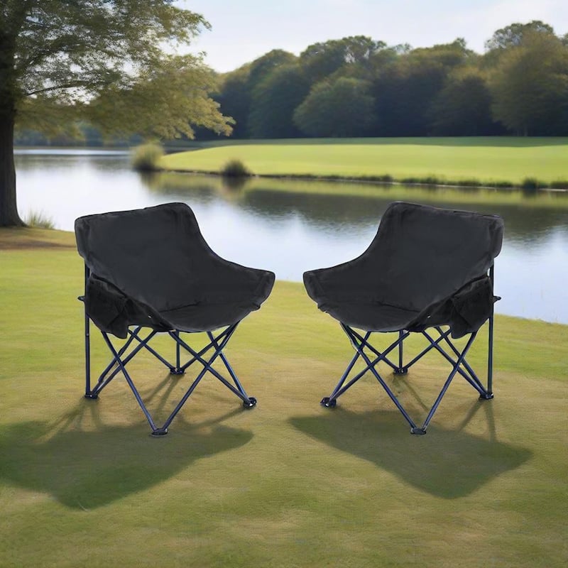 2PCS Outdoor Camping Chairs Folding/Portable,Carry Bag