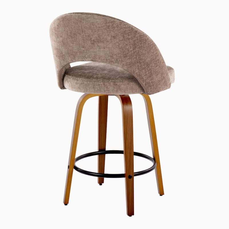 Renee Upholstered 26" Fixed-Height Counter Stool - Set of 2