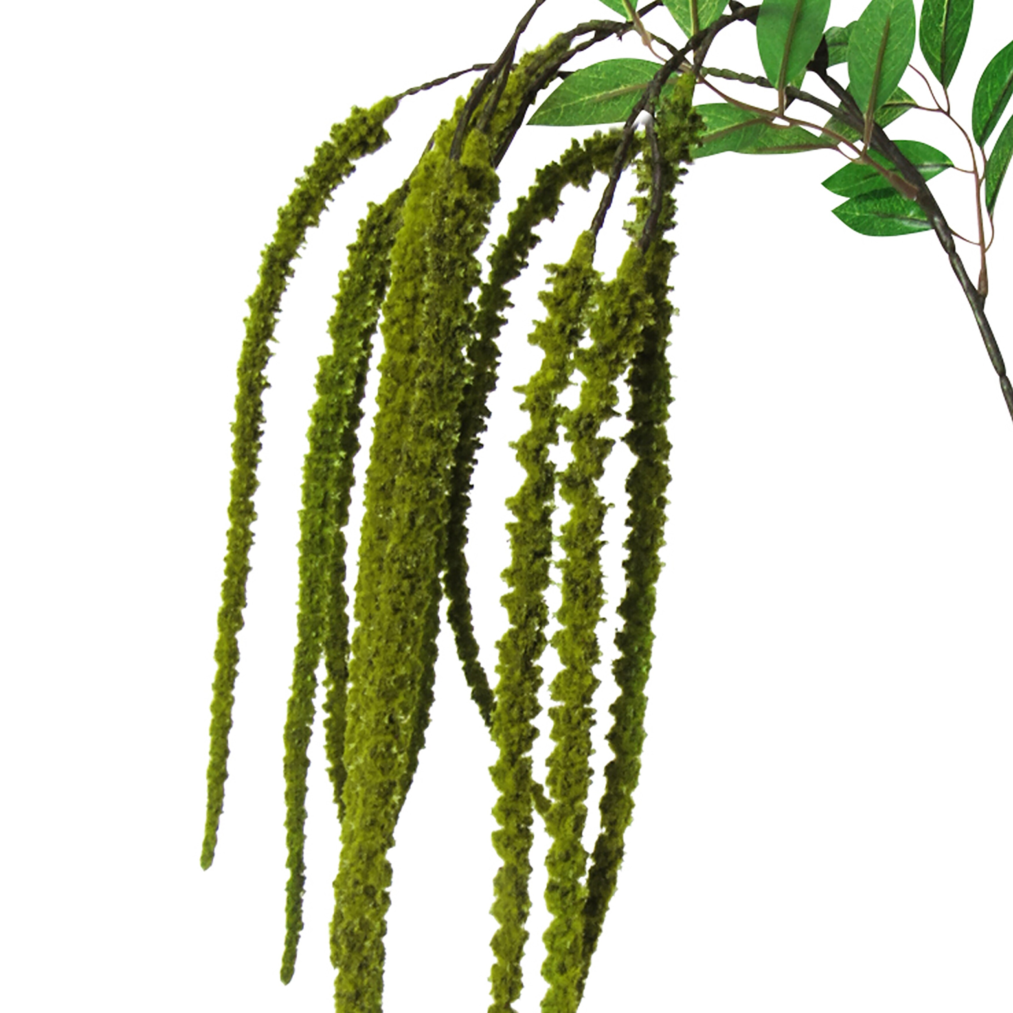 Set Of 4 Green Artificial Hanging Amaranthus Flower Stem Spray 37 5in set-of-4-green-artificial-hanging-amaranthus-flower-stem-spray-37-5in
