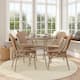 Option Natural & White Rattan/Light Natural Frame