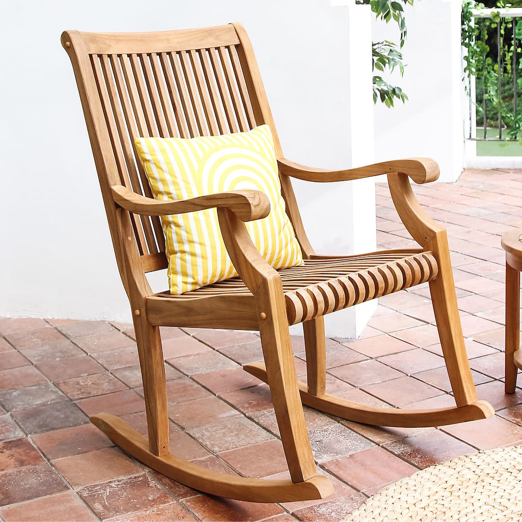 Cambridge Casual Chara Teak Outdoor Rocking Chair
