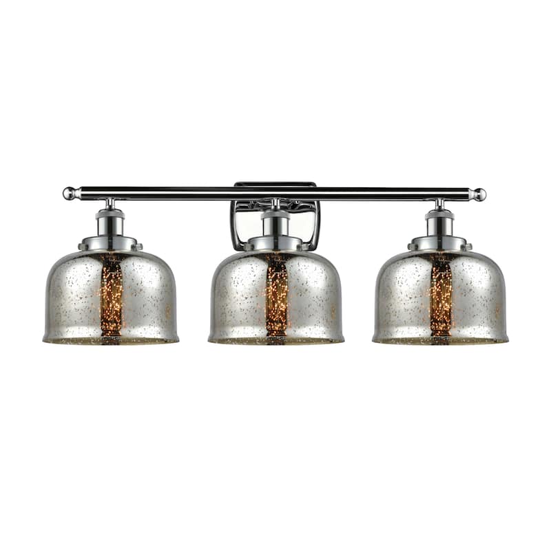 Innovations Lighting 916-3W-13-28 Bell Vanity Bell 3 Light 28" Wide - Polished Chrome / Silver Plated Mercury