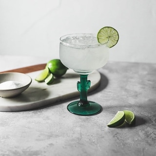 Libbey Cactus Margarita Glasses, 16-ounce, Set of 4 - Set of 4