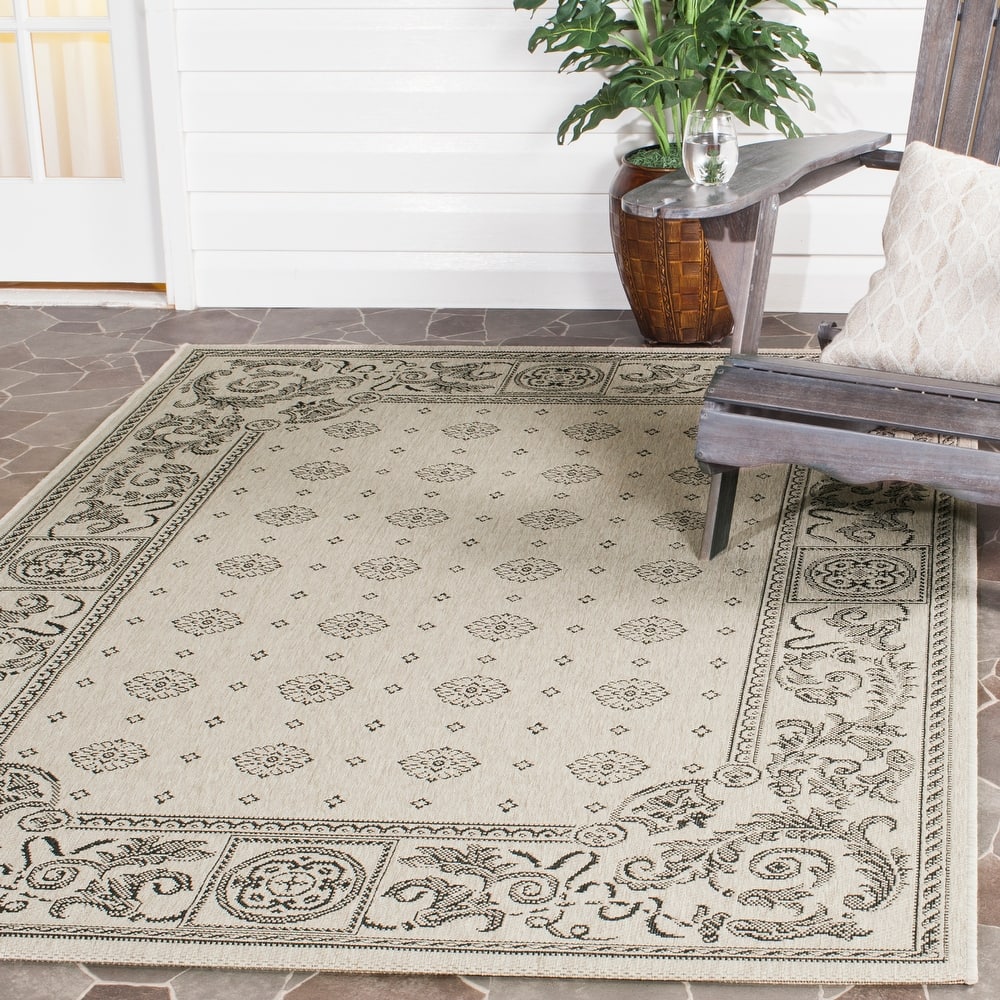 SAFAVIEH Courtyard Beverley Indoor/ Outdoor Patio Backyard Rug