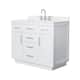 Option White, Nickel Trim, White Quartz Top