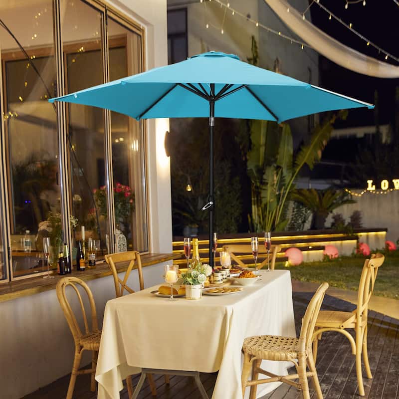 Ainfox 9ft Outdoor Patio Umbrella Without Base for Garden, Patio, Swimming Pool