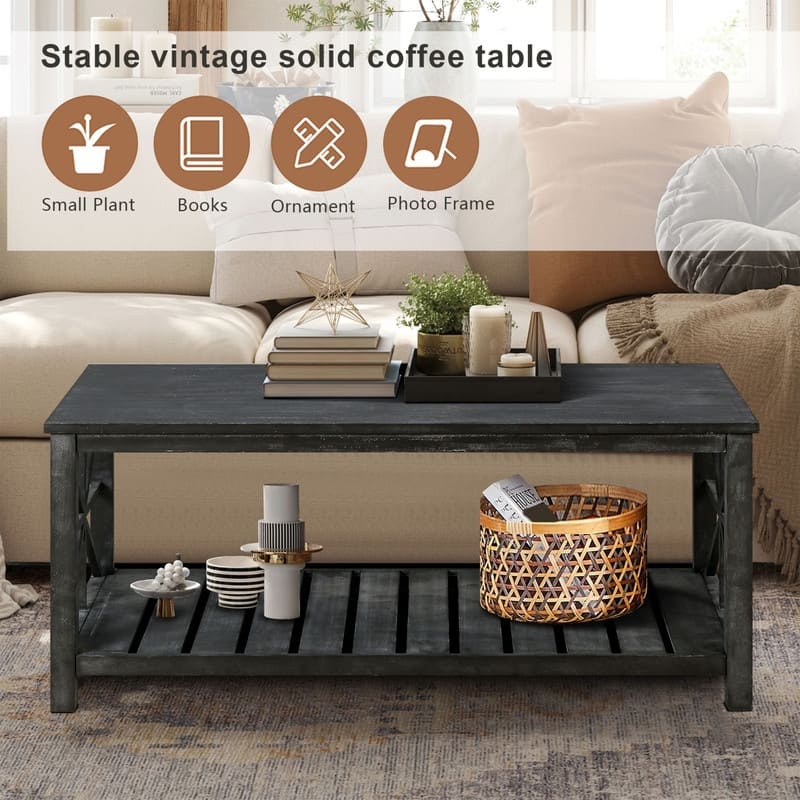 47"W*23"D*20"H Handcrafted Coffee Table for Living Room