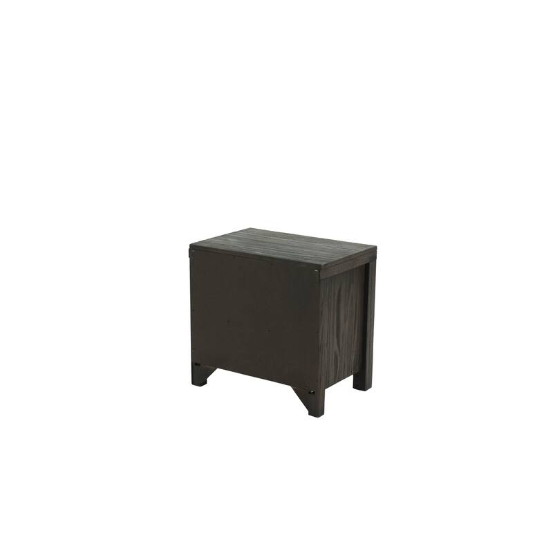 Bedroom Furniture Simple Nightstand Drawers Bed Side Table Solidwood
