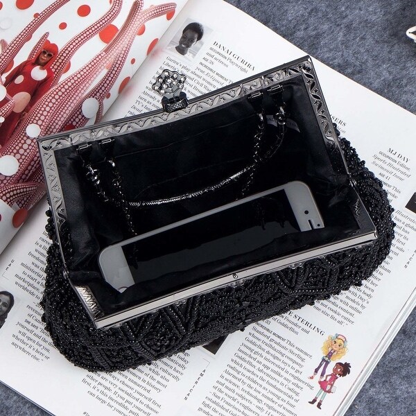 vintage style clutch purse