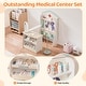 preview thumbnail 6 of 5, Wooden Hospital Pretend Playset with IV Stand