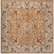 preview thumbnail 38 of 46, SAFAVIEH Handmade Heritage Traditional Brown/ Blue Wool Rug 6' Square - Beige/Blue - Square