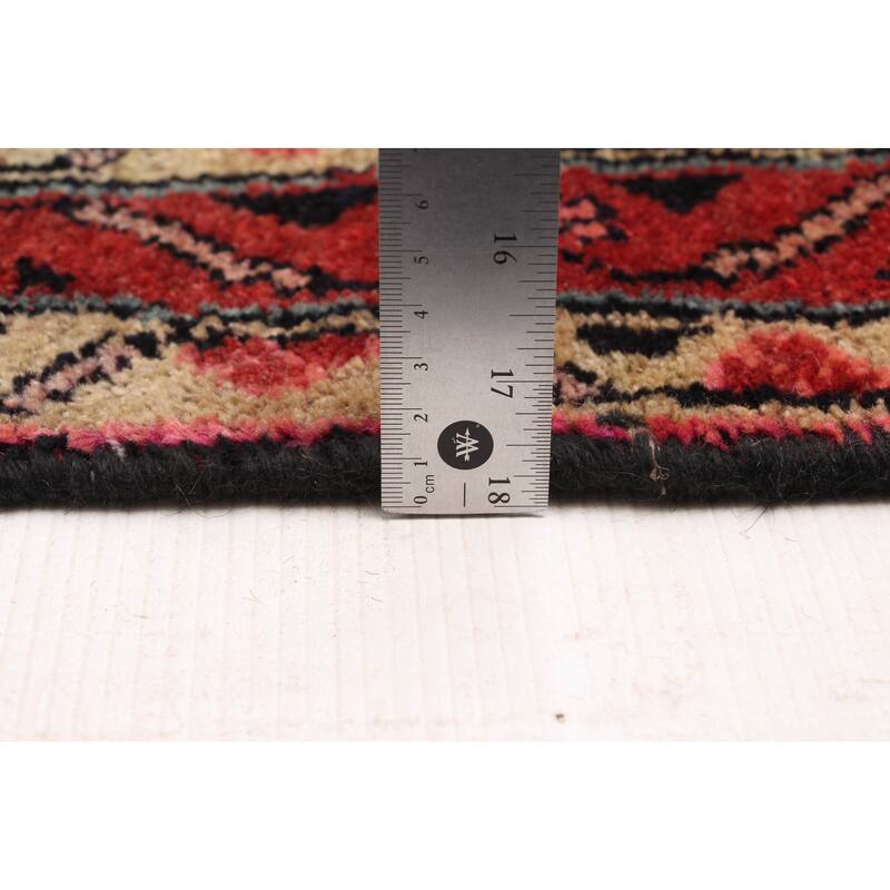 ECARPETGALLERY Hand-knotted Anatolian Vintage Dark Navy Wool Rug - 5'1 x 10'7