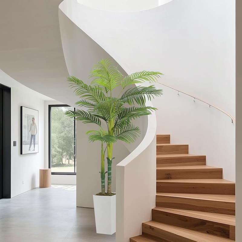 Artificial Palm Tree, Large Faux Tropical for Home Office Decor