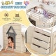 preview thumbnail 5 of 8, Costway Twin Low Loft bed with Slide Ladder Storage Drawers Play Game