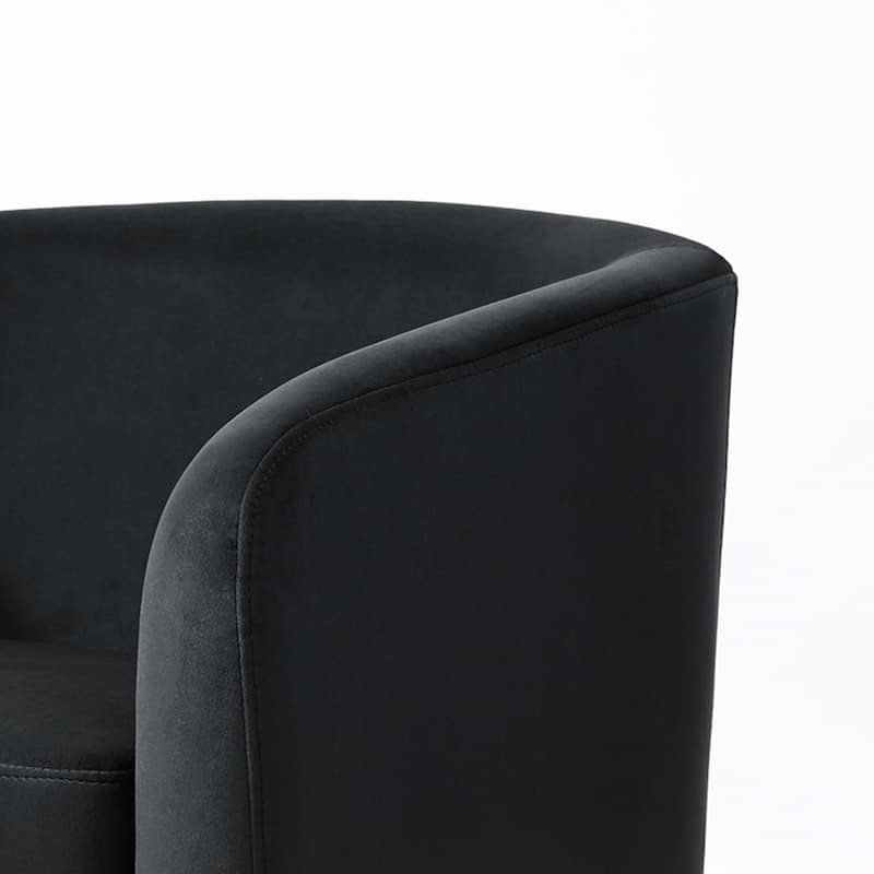 2 Set Modern Upholstered Swivel 360 Degree Accent Chair