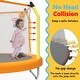 preview thumbnail 16 of 28, 55'' Kids Trampoline with Basketball Hoop and Safety Enclosure