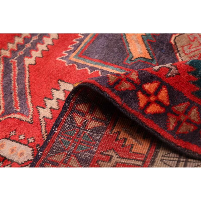 ECARPETGALLERY Hand-knotted Konya Anatolian Red Wool Rug - 4'4 x 10'2