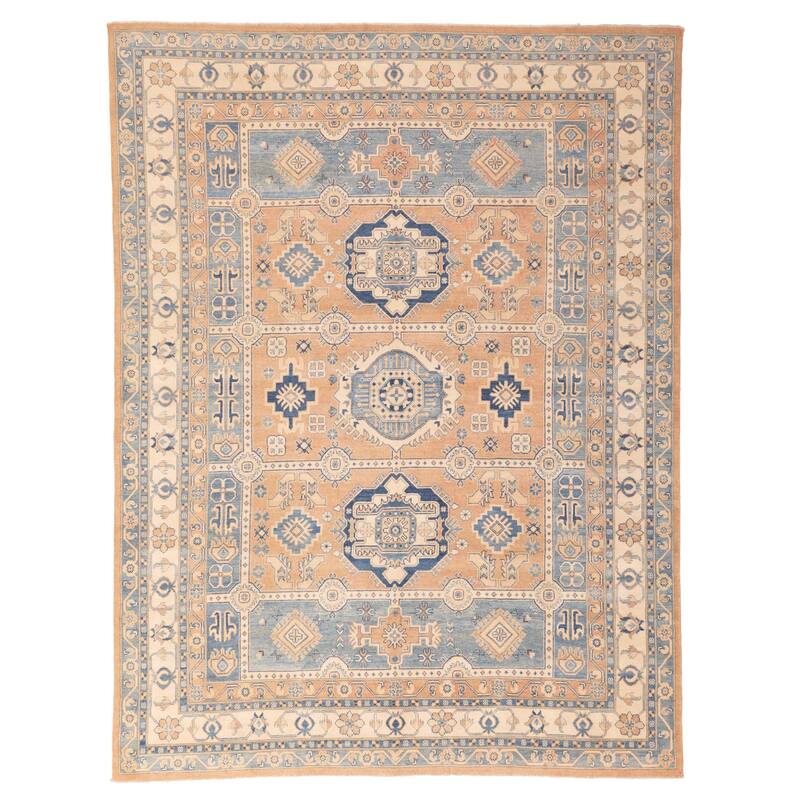 ECARPETGALLERY Hand-knotted Finest Ghazni Copper Wool Rug - 8'11 x 11'8