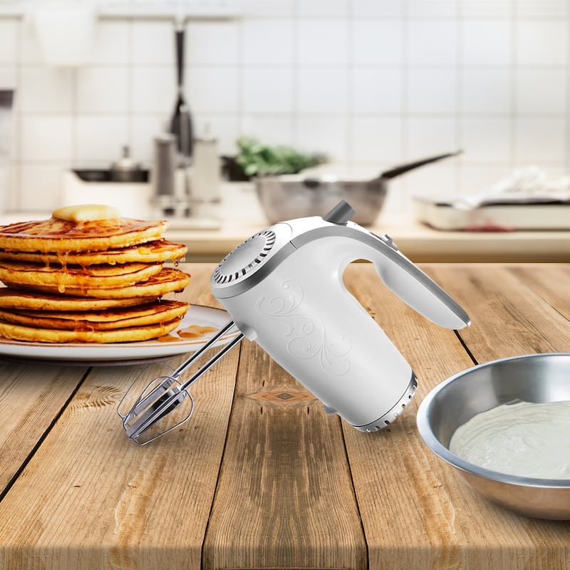 5 Speed Hand Mixer in White Bed Bath & Beyond 37452835